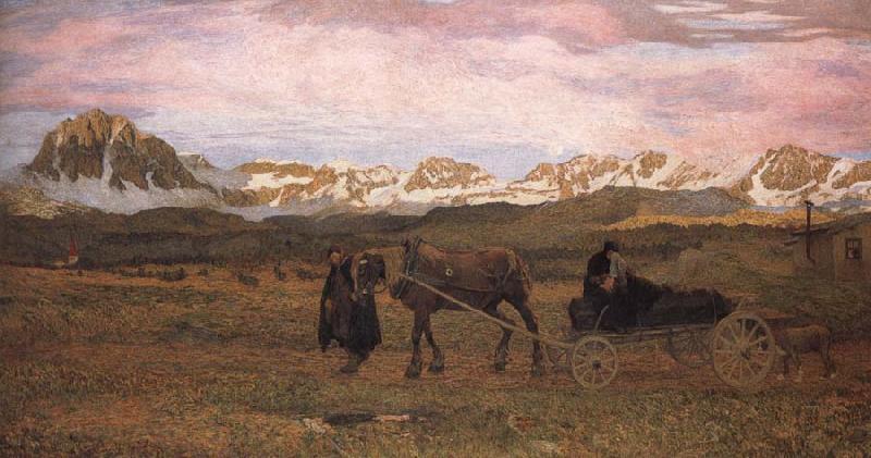 Giovanni Segantini Returning Home Spain oil painting art